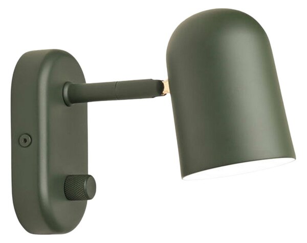 Fali Lámpa Northern, Buddy wall, dimmable, Zöld, Nappali, Fém, Skandináv