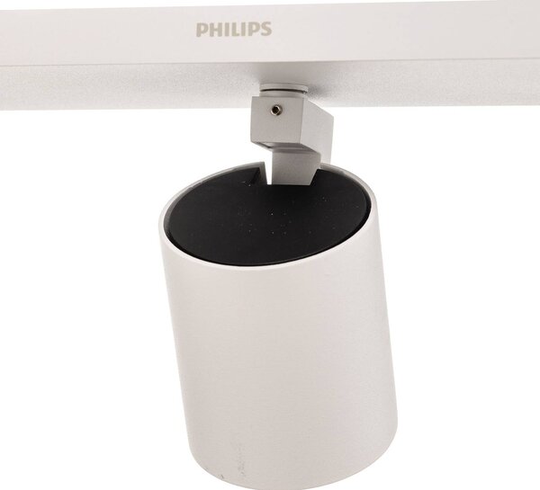 Philips Runner LED menny. spot fehér 3 égős, Fehér / opál, Nappali / Étkező, fém, Modern