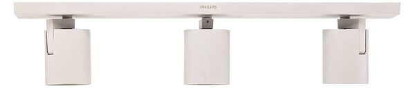 Philips Runner LED menny. spot fehér 3 égős, Fehér / opál, Nappali / Étkező, fém, Modern