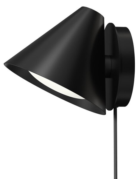 Fali Lámpa Louis Poulsen, Keglen, dimmable, Fekete, Nappali, Fém, Dizájn