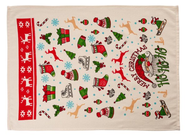 Xmas 2 részes pamut konyharuha szett 40 × 60 cm