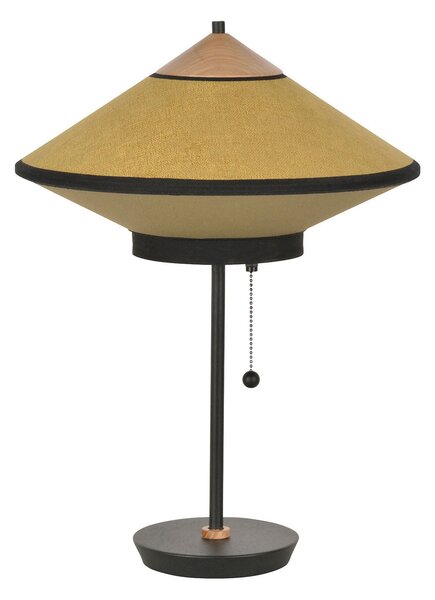 Asztali lámpa Forestier, Cymbal S, Bronz / Öreg Sárgaréz, Nappali, Szövet / Textília, Dizájn