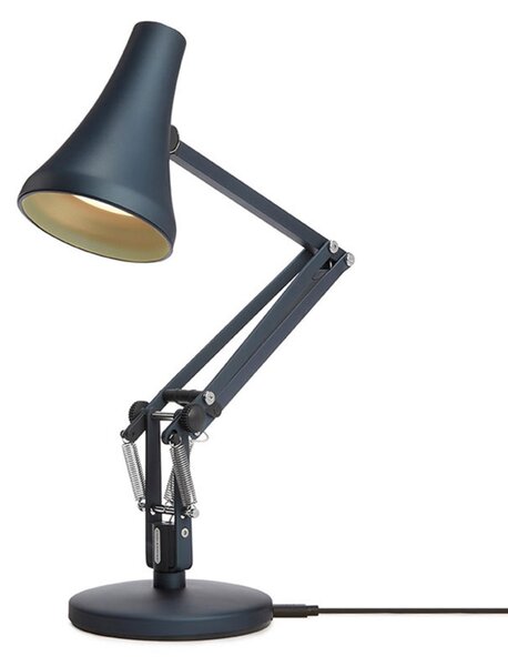 Asztali lámpa Anglepoise, 90 Mini Mini, dimmable, Kék, Dolgozószoba / iroda, Fém, Indusztriális dizájn