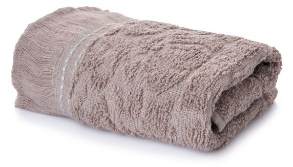 Textured 6 részes pamut kéztörlő szett 30 × 50 cm, mink
