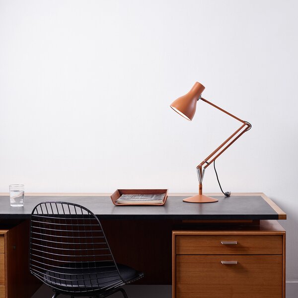 Asztali lámpa Anglepoise, Type 75, Barna / Rozsdabarna, Dolgozószoba / iroda, Fém, Indusztriális dizájn
