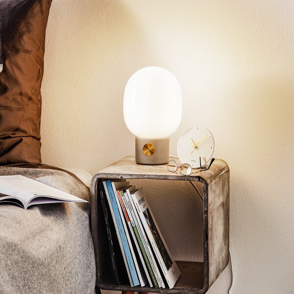 Asztali lámpa Audo Copenhagen, JWDA, dimmable, Szürke, Nappali, Beton, Dizájn