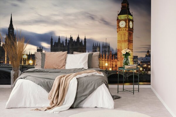 Fotótapéta éjjeli Big Ben Londonban