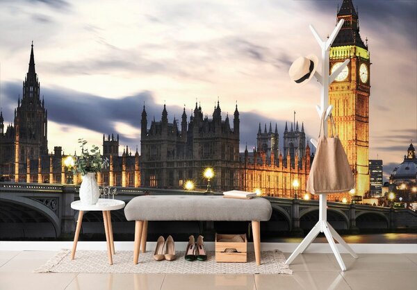 Fotótapéta éjjeli Big Ben Londonban