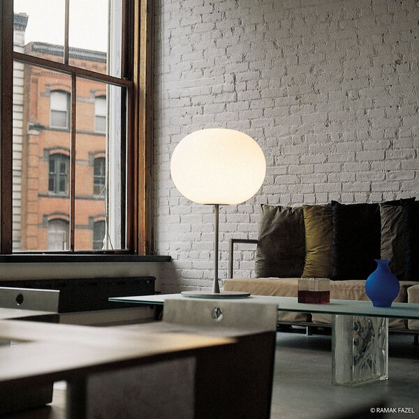 Asztali lámpa FLOS, GLO-BALL, dimmable, Fehér, Nappali, Üveg, Dizájn