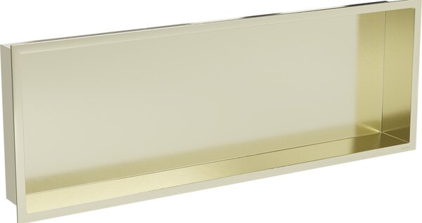 Mexen X-Wall-R, falra szerelhető polc gallérral 90 x 30 cm, arany fényes, 1950903010