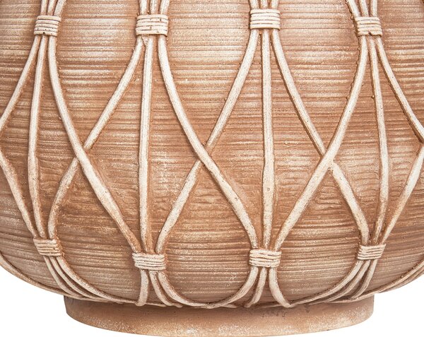Virágtartó váza DOMOKOS Kerámia 38 cm Világosbarna