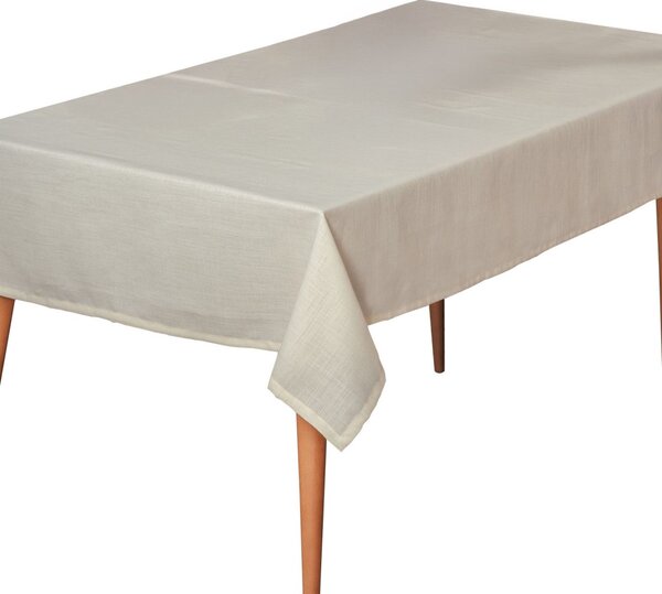 Plain 160 asztalterítő 155 × 160 cm, krémszínű