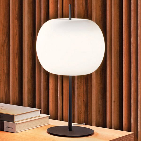 Asztali lámpa kdln, Kushi, dimmable, Fehér, Nappali, Üveg, Dizájn