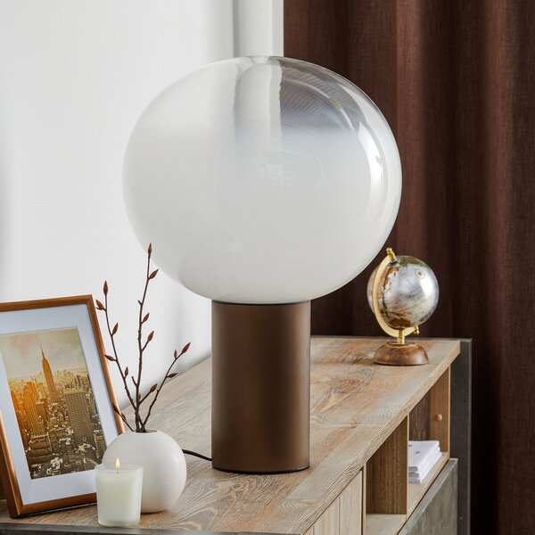 Asztali lámpa Artemide, Laguna 37, dimmable, Bronz / Öreg Sárgaréz, Nappali, Üveg, Dizájn