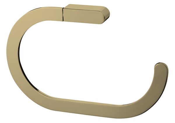 BISK Erga Nature Gold, ovális WC-papír tartó, arany fényes, ERG-07951
