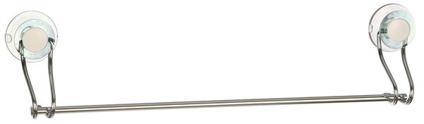 BISK Erga GECO, 1 karos törölközőtartó 460mm tapadókorongokhoz, átlátszó króm, ERG-06728