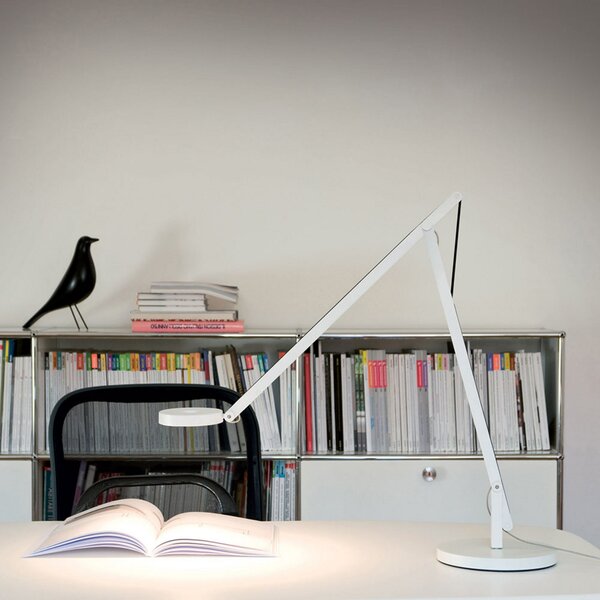 Asztali lámpa Rotaliana, String T1 Mini DTW, dimmable, Fehér, Dolgozószoba / iroda, Fém, Dizájn