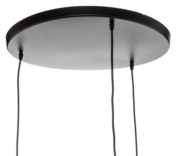 TEMAR LIGHTING Lógó világítás Barrel fa árnyékokkal, 3 izzós, kerek, dimmelhető, Világos fa, Nappali / Étkező, Fa, Vidéki otthon / Rusztikus