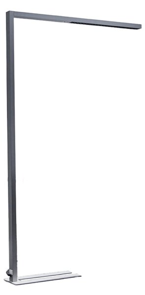 Állólámpa Arcchio, Jolinda, dimmable, Szürke, Dolgozószoba / iroda, Fém, Modern