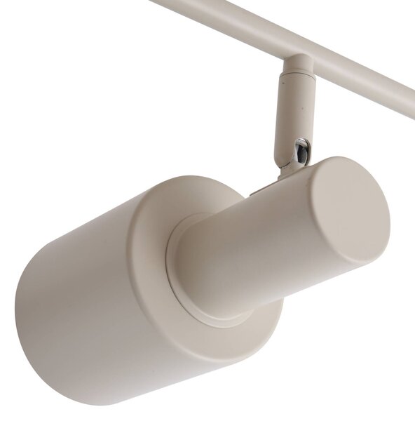 Lindby mennyezeti spotlámpa Ovelia, bézs, 80 cm, 4 lámpás, E27, dimmelhető, Krém / borostyánsárga, Nappali / Étkező, fém, Modern