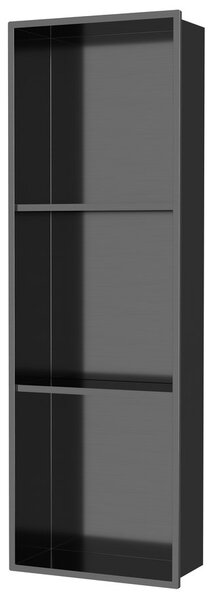 Polysan Polysan, INSERTA falra szerelhető polc, 270x810 mm, rozsdamentes acél, antracit, 1301-27B