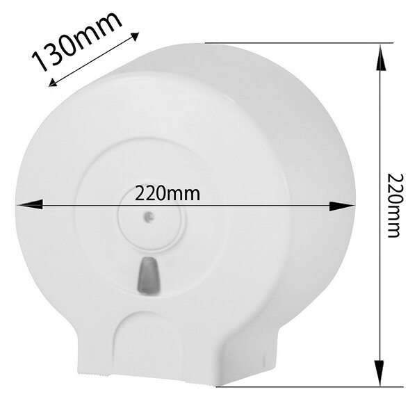 MARPLAST MARPLAST, WC-papír adagoló Ø 19 cm-ig, ABS fehér, 693