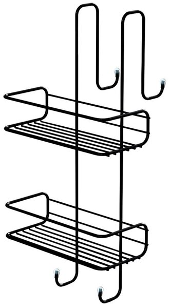 Gedy Gedy, CHROM LINE függesztett zuhanypolc 240x490x220mm, fekete matt, 248514