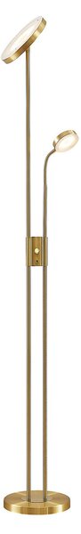 Állólámpa Lindby, Seppa, dimmable, Arany / Sárgaréz, Nappali, Fém, Modern