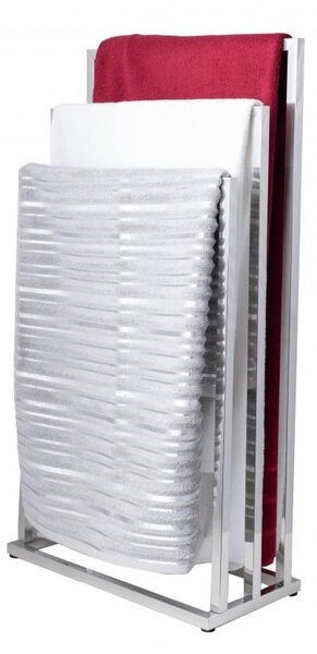 Erga Lonia, háromkaros törölközőtartó 41x22x85 cm, króm, ERG-YKA-P.LONIA3-CHR