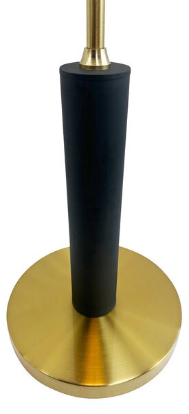 Állólámpa Dyberg Larsen, Yoyo, dimmable, Fekete, Nappali, Fém, Dizájn