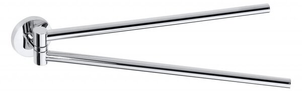 Sapho Sapho, X-ROUND dupla törölközőtartó 420mm, forgatható, króm, XR405