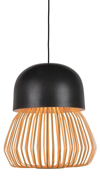 Függőlámpa Forestier, Anemos, dimmable, Fekete, Nappali, Bambusz, Dizájn
