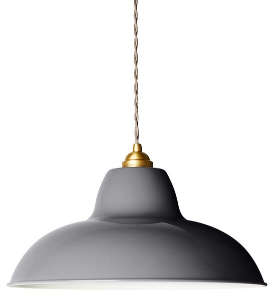 Függőlámpa Anglepoise, Original 1227 Brass Midi Wide, dimmable, Szürke, Nappali, Fém, Dizájn