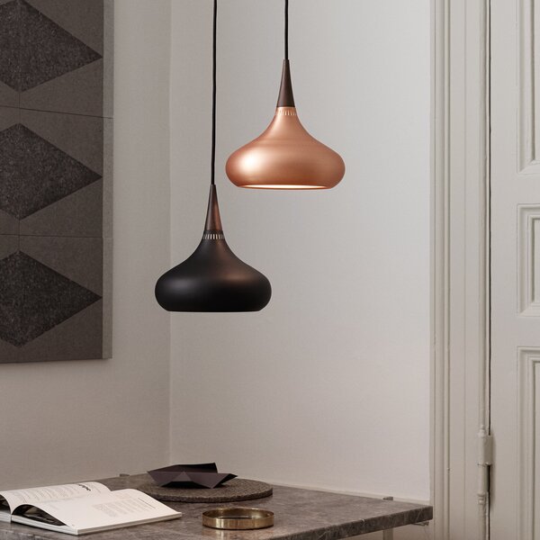 Függőlámpa FRITZ HANSEN, Orient P1, dimmable, Fekete, Nappali, Fém, Dizájn
