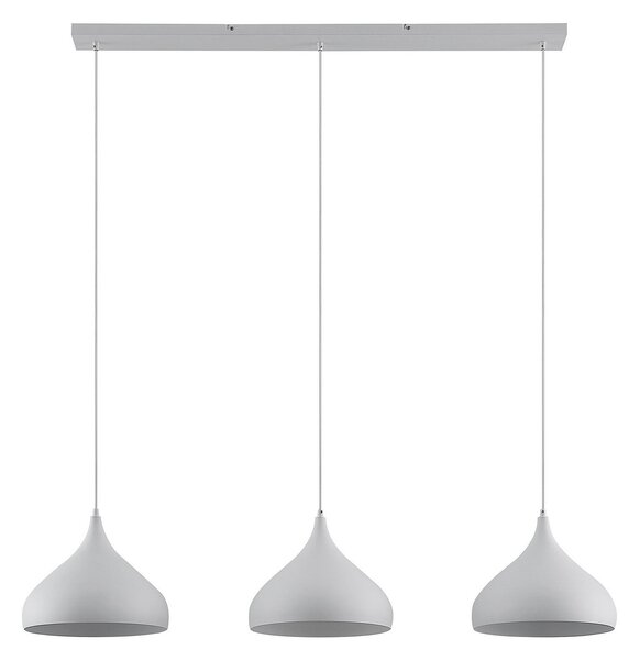 Függőlámpa Lindby, Elamira, dimmable, Fehér, Nappali, Fém, Modern