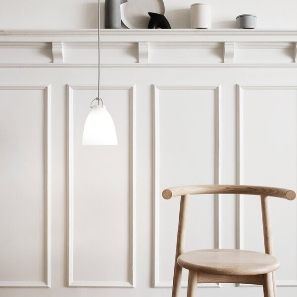 Függőlámpa FRITZ HANSEN, Caravaggio P1, dimmable, Fehér, Nappali, Üveg, Dizájn