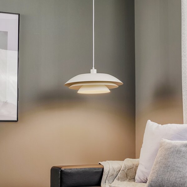 Függőlámpa Dyberg Larsen, DL45, dimmable, Fehér, Nappali, Fém, Skandináv