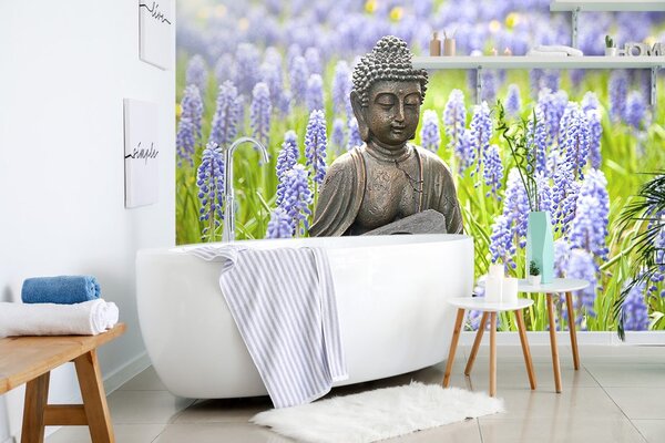 Fotótapéta jin és jang szimbólum Buddha kezében