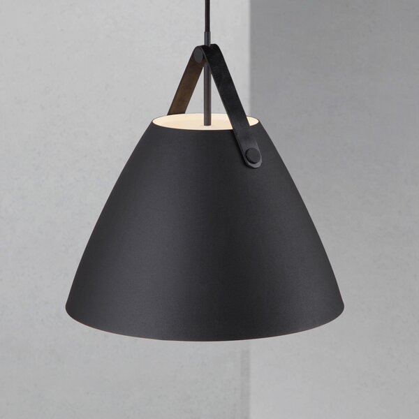 Függőlámpa DFTP by Nordlux, Strap 36, dimmable, Fekete, Nappali, Fém, Modern