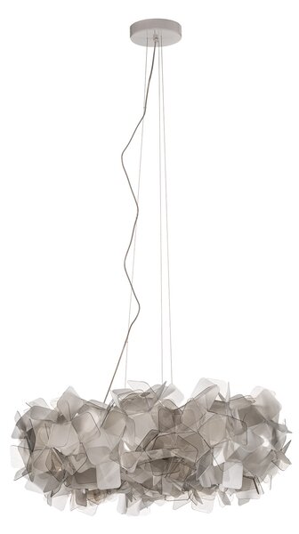 Függőlámpa Slamp, Clizia, dimmable, Szürke, Nappali, Műanyag, Dizájn