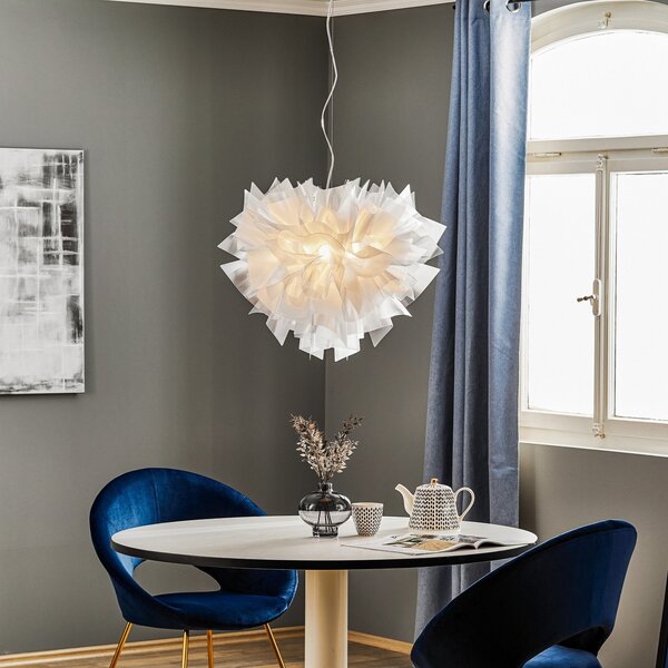 Függőlámpa Slamp, VELI, dimmable, Átlátszó, Nappali, Műanyag, Dizájn