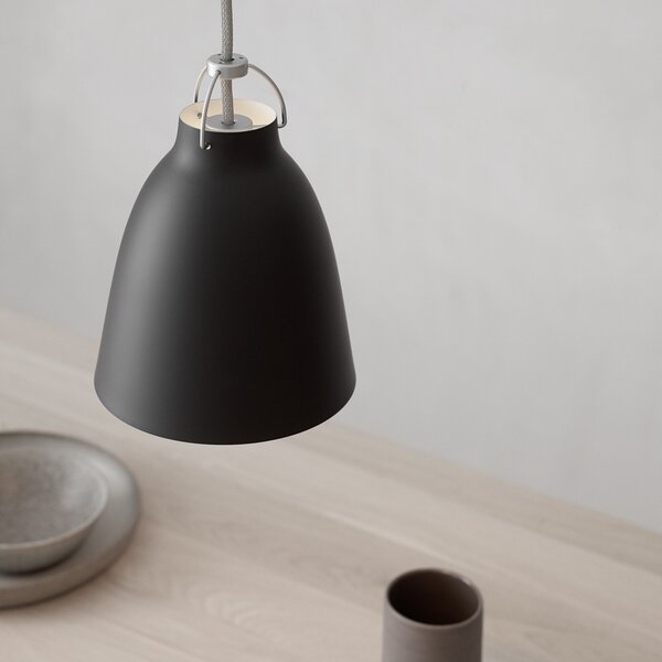 Függőlámpa FRITZ HANSEN, Caravaggio P1, dimmable, Fekete, Nappali, Fém, Dizájn