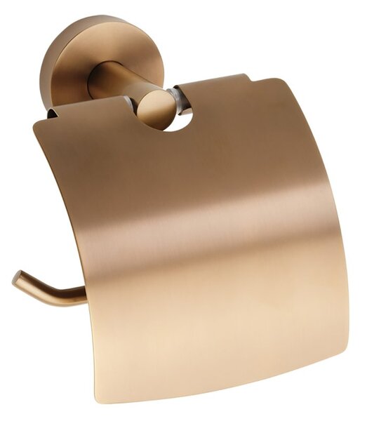 Sapho Sapho, X-ROUND RÉZ WC-papírtartó, fedéllel, matt réz, XR732PG