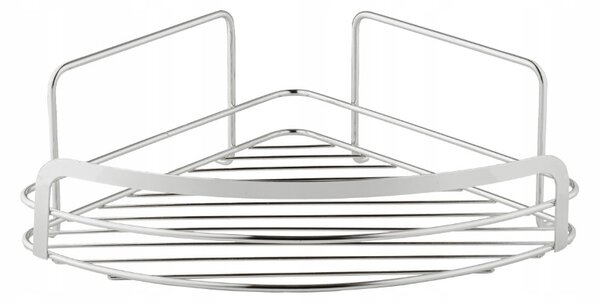 BISK Erga NIAGARA, sarokpolc 222x222x90mm, króm, ERG-08434