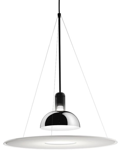 Függőlámpa FLOS, FRISBI, dimmable, Fehér, Nappali, Műanyag, Dizájn