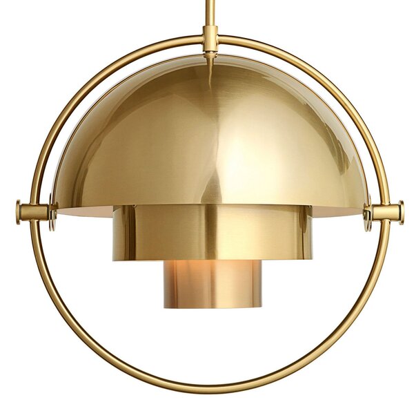 Függőlámpa GUBI, Multi-Lite, dimmable, Arany / Sárgaréz, Nappali, Fém, Dizájn