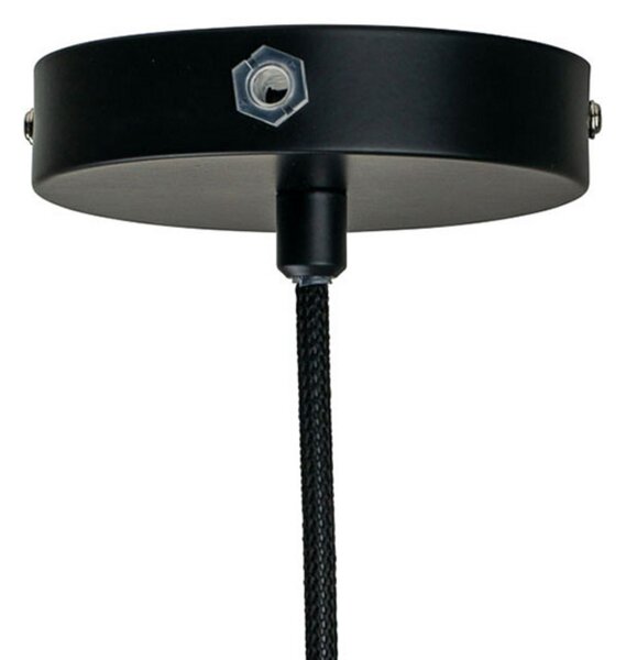 Függőlámpa Dyberg Larsen, Ejka, dimmable, Fekete, Nappali, Fém, Dizájn