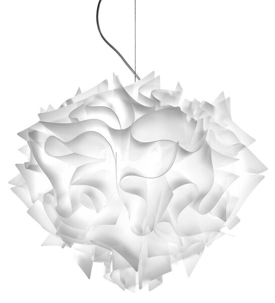 Függőlámpa Slamp, VELI, dimmable, Fehér, Nappali, Műanyag, Dizájn