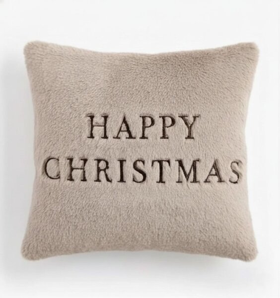 Happy Christmas karácsonyi díszpárna