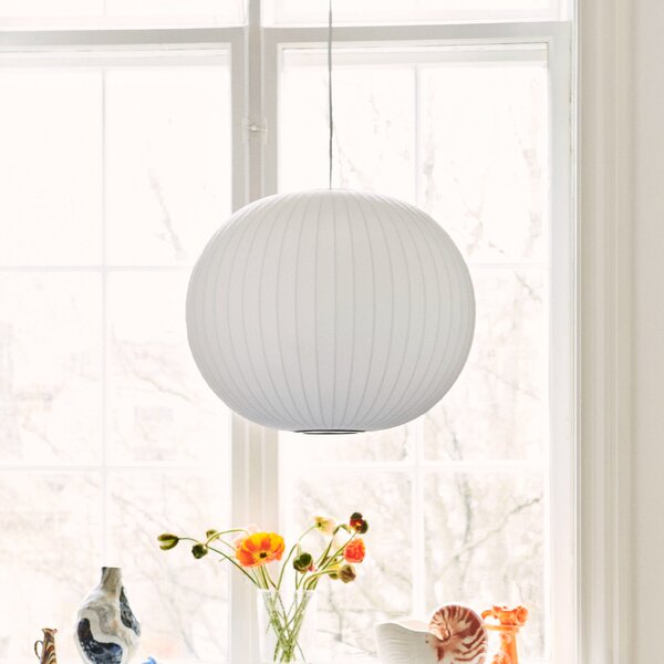 Függőlámpa HAY, Nelson Ball Bubble, dimmable, Fehér, Nappali, Műanyag, Dizájn